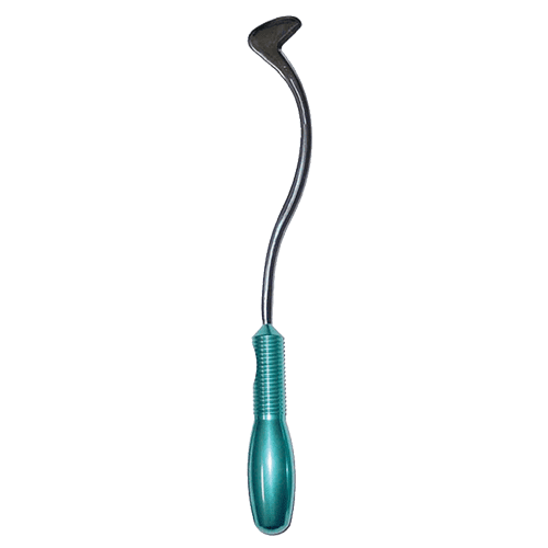 A green handle is shown with a black tip.