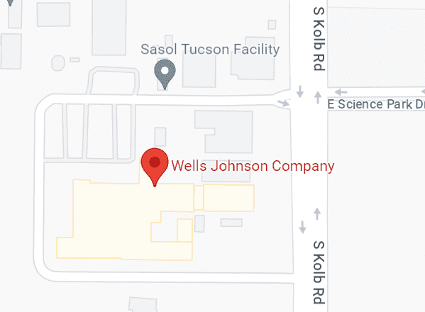 A map of wells johnson company