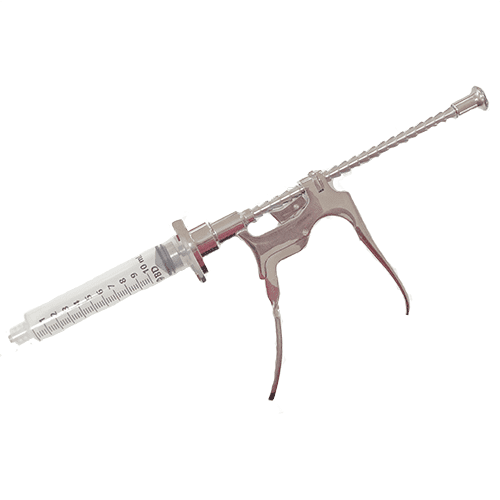 A picture of an injection gun.