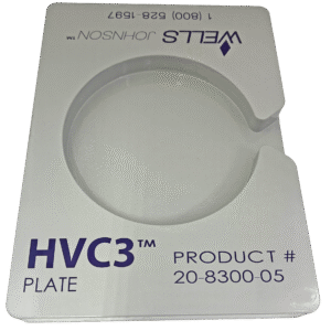 HVC3 plate by Wells Johnson packaging.